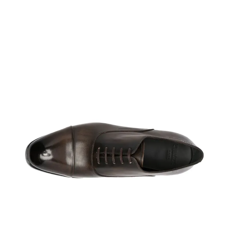 BALLY Dress Shoes Men Low Top Umber-4