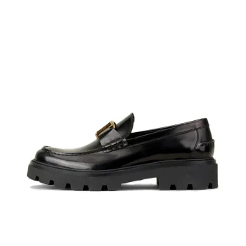 TOD'S Timeless Logo Plaque Loafers