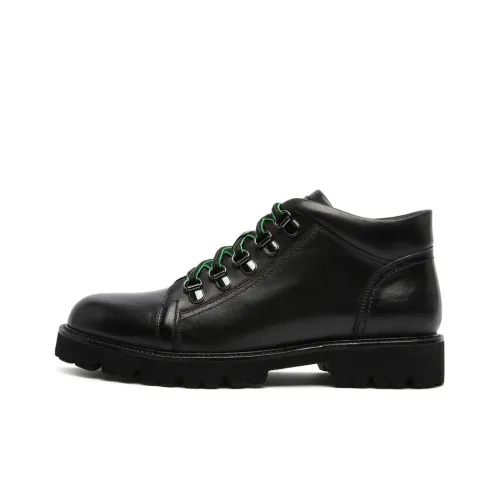 Anthony Miles Men's Casual Shoes Men Mid-Top Black