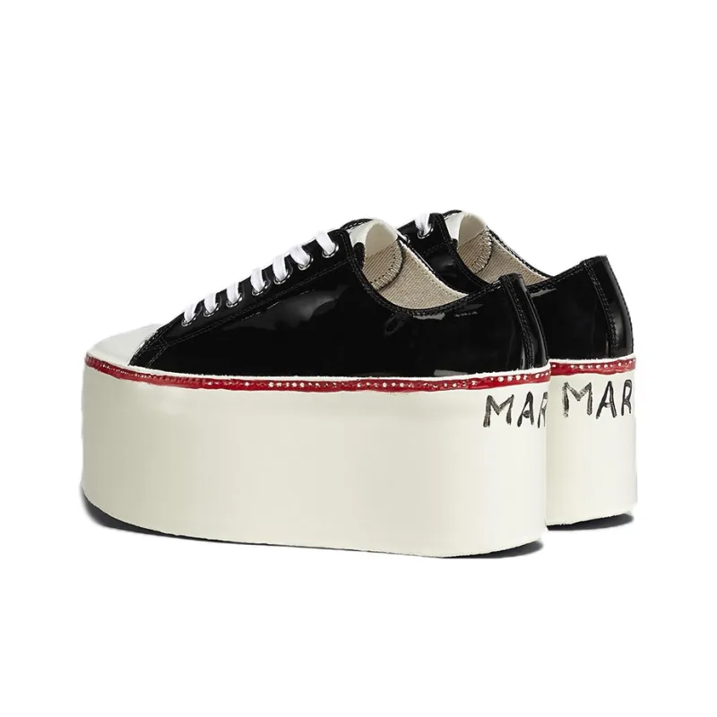 MARNI Low Top Platform Shoes Women's Black-2