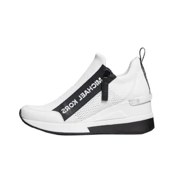 MICHAEL KORS Willis Platform Shoes Women's Black White