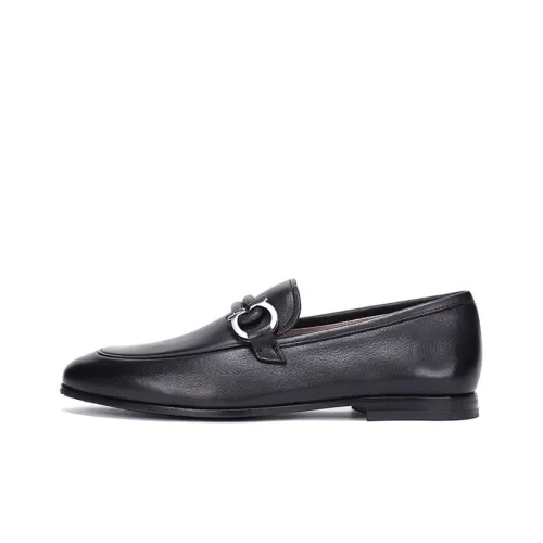 Ferragamo Men's Casual Shoes Men Low-Top Black