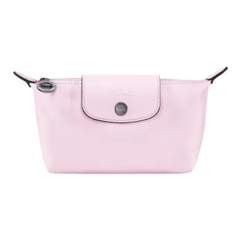 LONGCHAMP Le Pliage Xtra Cow Leather Makeup Bags Clutches Women's Pink