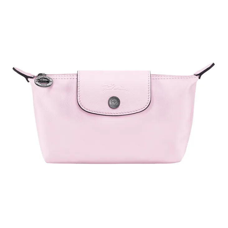 LONGCHAMP Le Pliage Xtra Cow Leather Makeup Bags Clutches Women's Pink-0