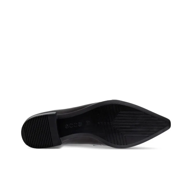 Ecco Chunky Heel Low Heel Shoes Women's Coffee-4