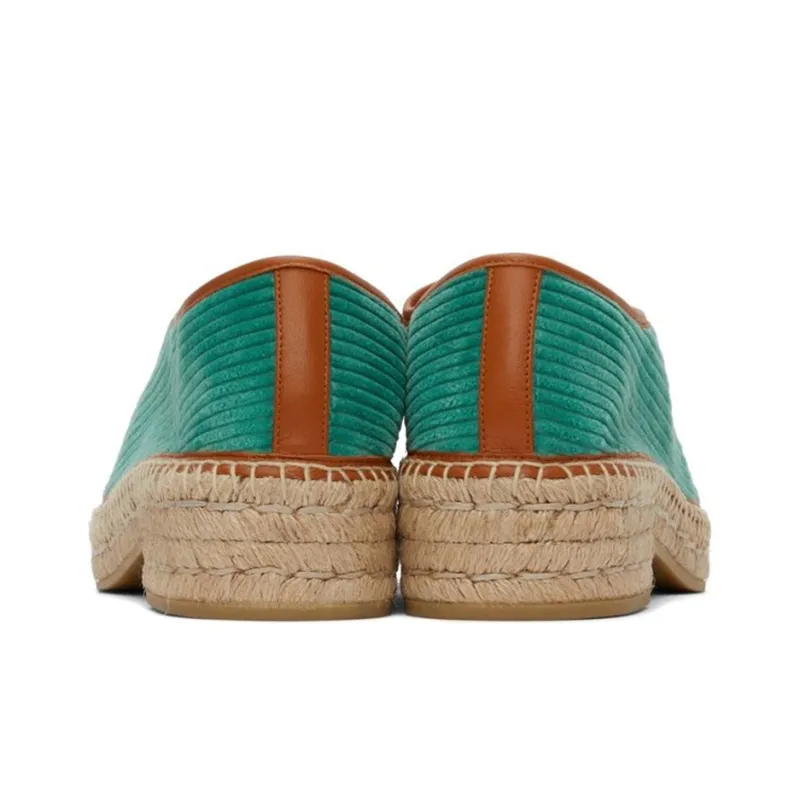 GUCCI Espadrilles Men Low Top Green-3