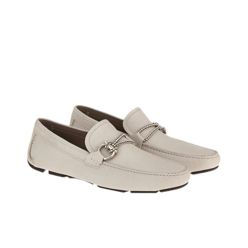 FERRAGAMO GANCINI Men's Casual Shoes Men's White-1