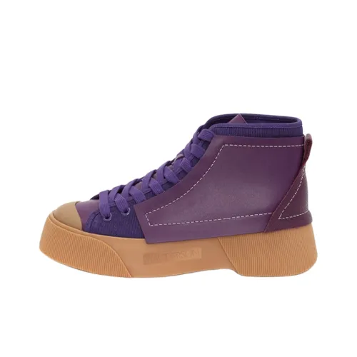 JW Anderson Panelled High-top Sneakers