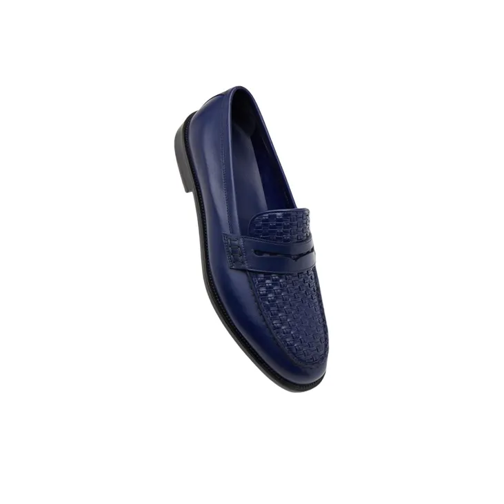 MANOLO BLAHNIK Penny Men's Casual Shoes Men's Marine Blue-3