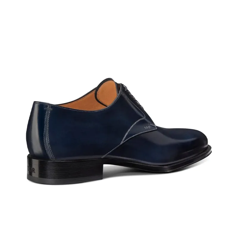 DIOR Timeless Dress Shoes Men's Marine Blue-2