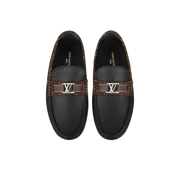 LOUIS VUITTON Hockenheim Casual Shoes Men's Black-3