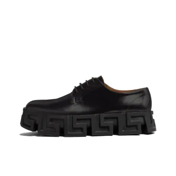VERSACE Greca Labrynth Lace Up Black