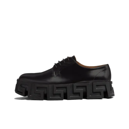 VERSACE Greca Labrynth Lace-Up Black