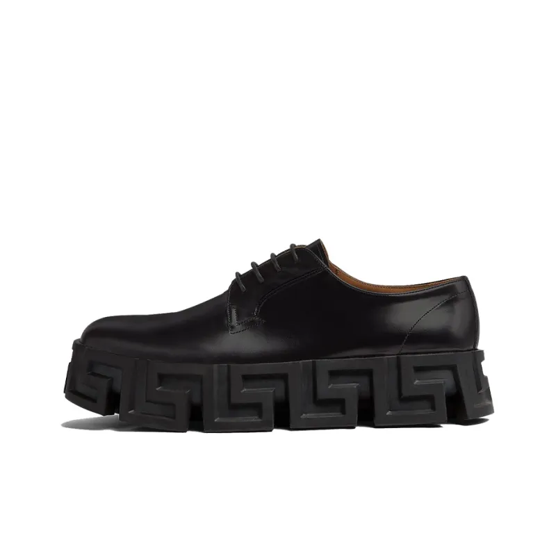 VERSACE Greca Labrynth Lace Up Black-0