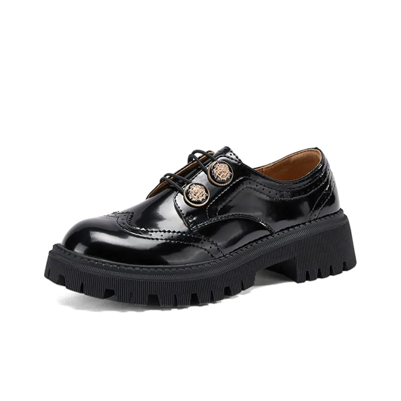 DAPHNE Platform Shoes Women's Black-2