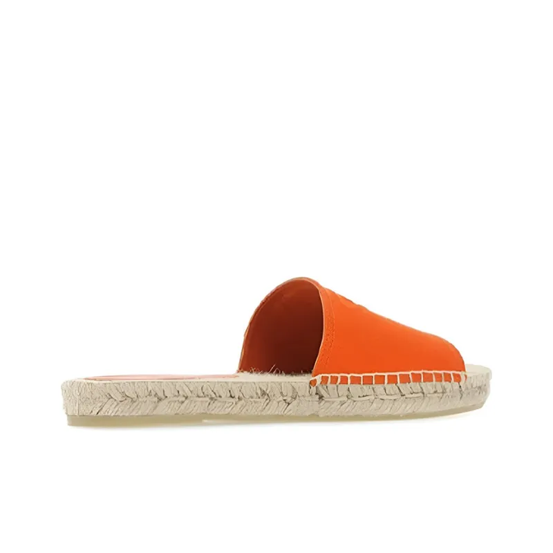 PRADA Odor Resistant Slide Slippers Women's Orange-4