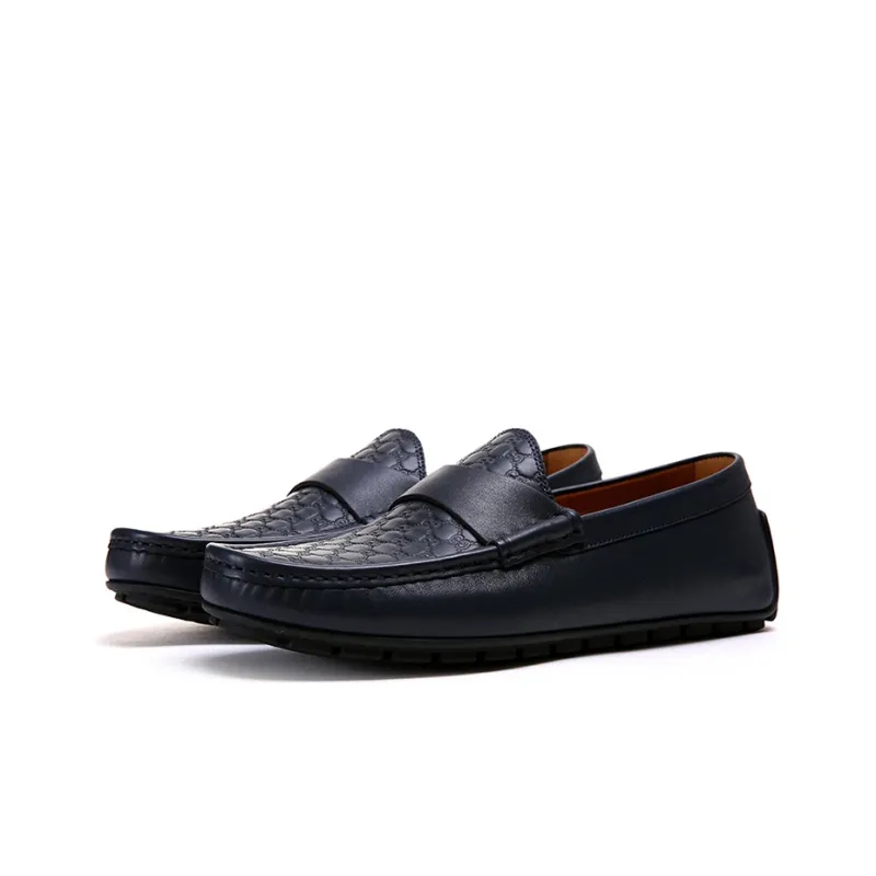 GUCCI Men's Casual Shoes Men's Dark Blue-2