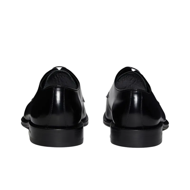 DSQUARED 2 Polished Finish Lace Up Derby Shoes-4