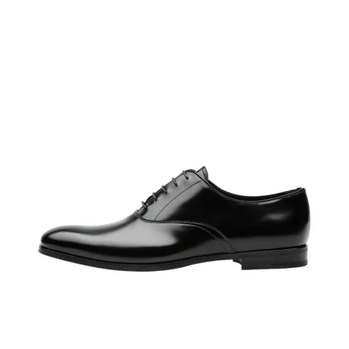 PRADA Dress Shoes Men Low Top Black