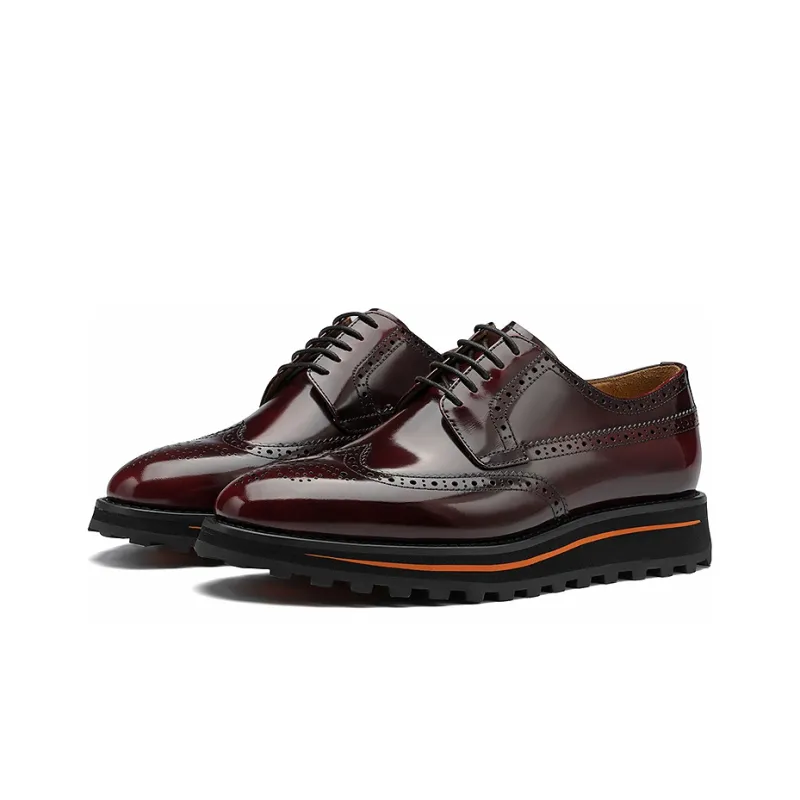 Roberta Di Camerino Men's Casual Shoes Men Low Top Burgundy-2
