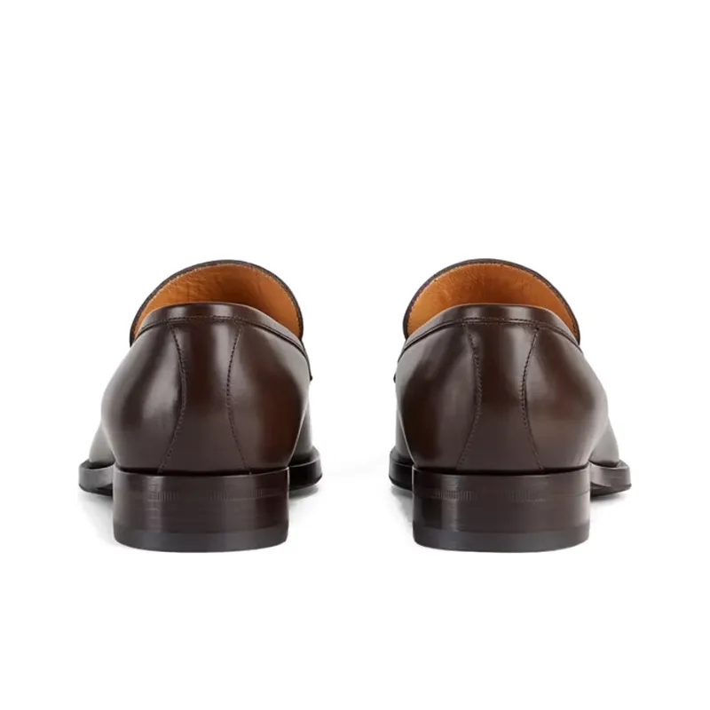 GUCCI Interlocking Casual Shoes Men's Tan-3
