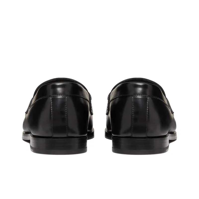 Valentino VLogo Plaque Slip On Loafers-4