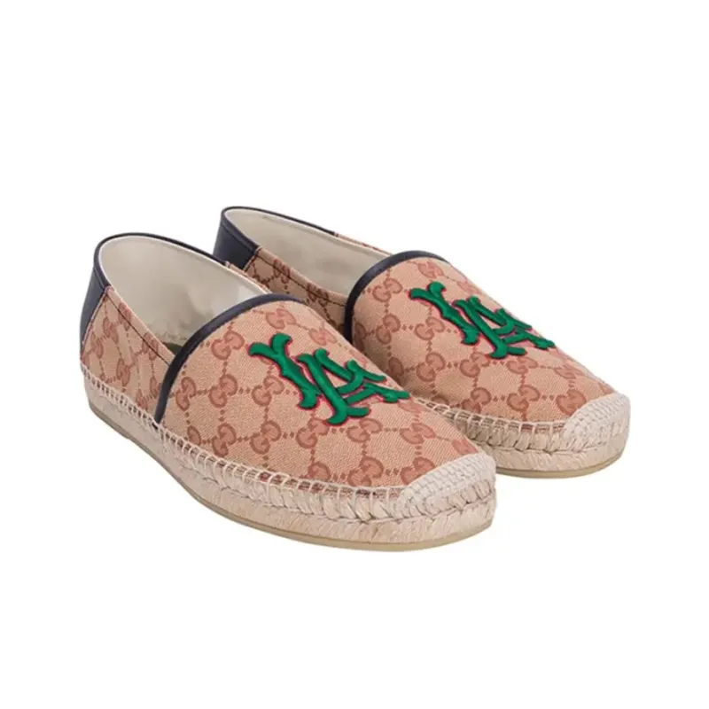 GUCCI GG Casual Shoes Brown Black-2