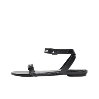 Balenciaga Afterhour Sandals 'Leather Black' Women's