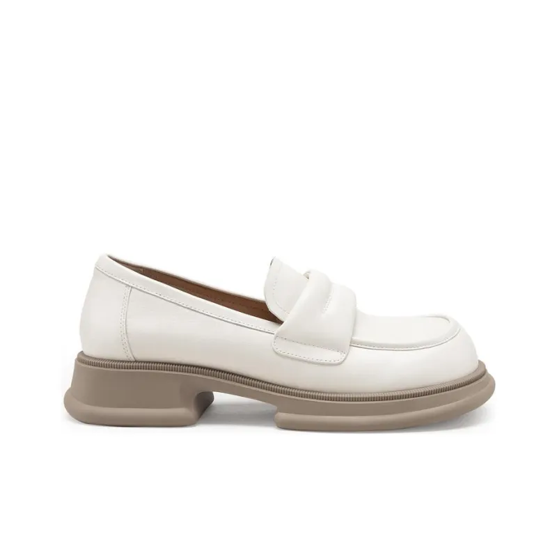 C°BANNER Platform Shoes Women's Beige-1