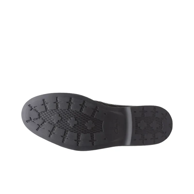 Clarks Dress Shoes Men Low Top Black-4