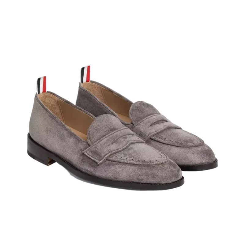 THOM BROWNE· Loafers Men's Gray-1