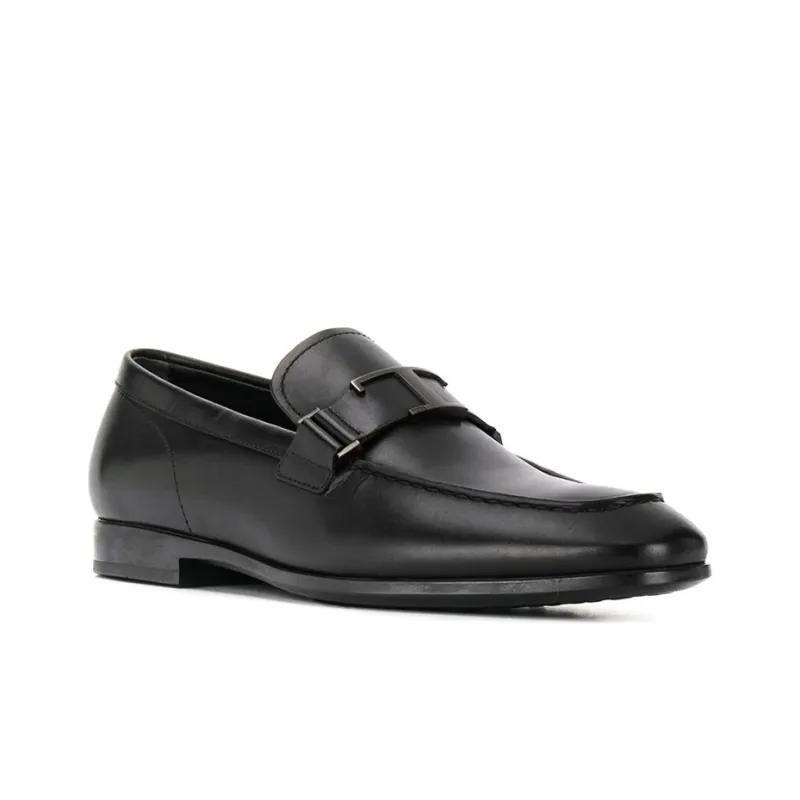 TOD'S Timeless T Plaque Loafers-2