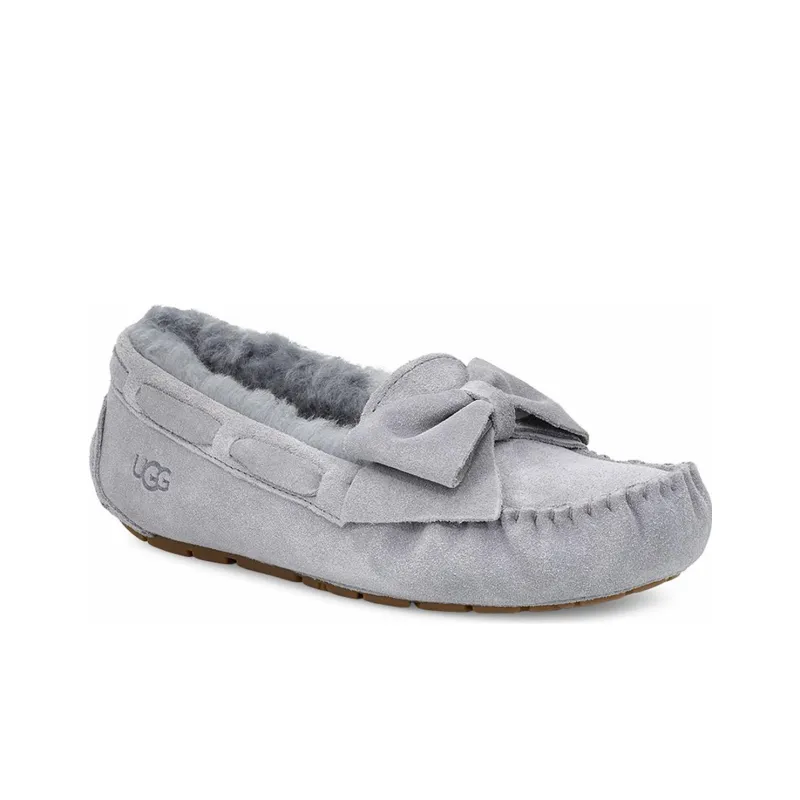 UGG Dakota Suede Bow Slipper 'Grey Geyser' Women's-2
