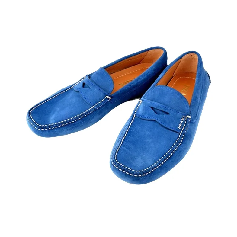 PRADA Men's Casual Shoes Men Low-Top Blue-2