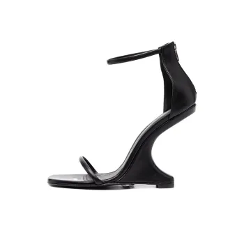 RICK OWENS/RO Cantilever 11 Strap Sandals Women's Black