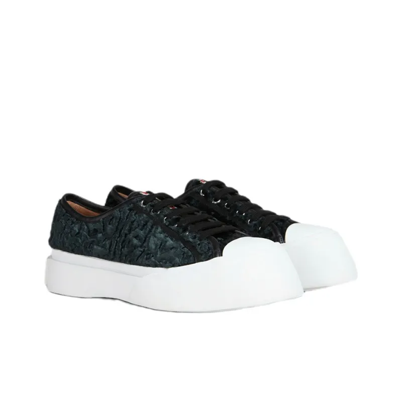 MARNI Pablo Low Top Platform Shoes Big Toe Shoes Women's Green-2