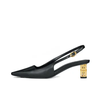 GIVENCHY G Cube Irregular Heel High Heels Women's Black