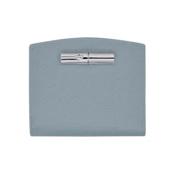 LONGCHAMP Roseau Cow Leather Wallet Women's Blue