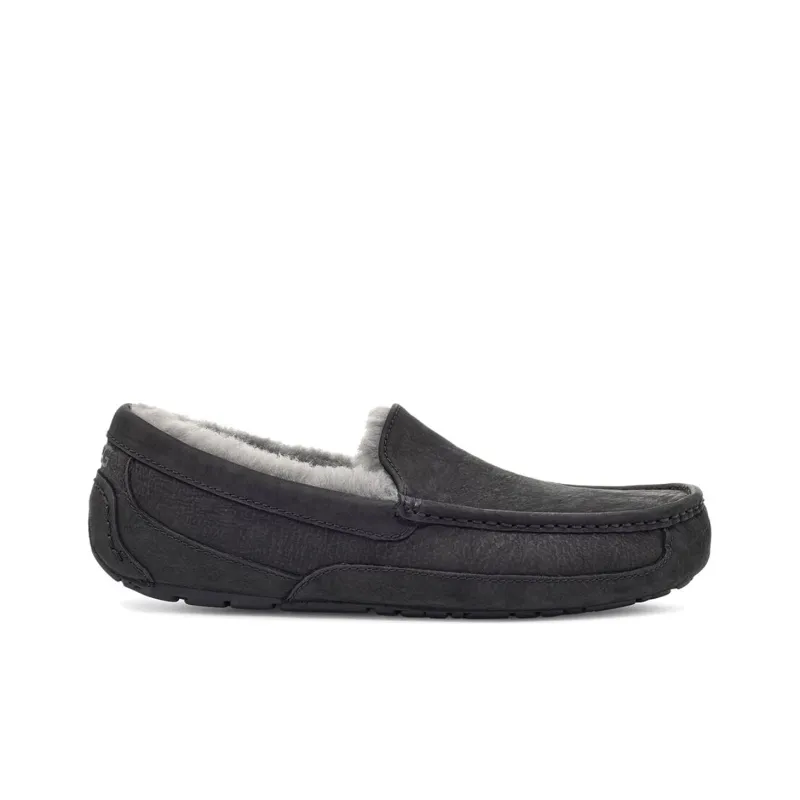 UGG Ascot Matte Slipper Black-1