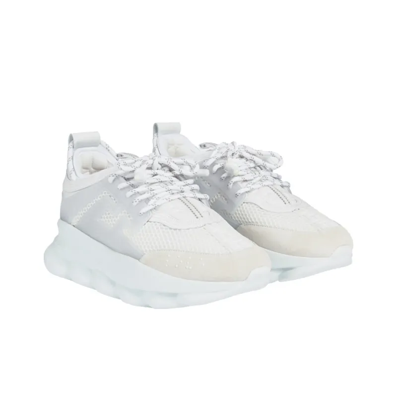 VERSACE Chain Reaction White Women's-2