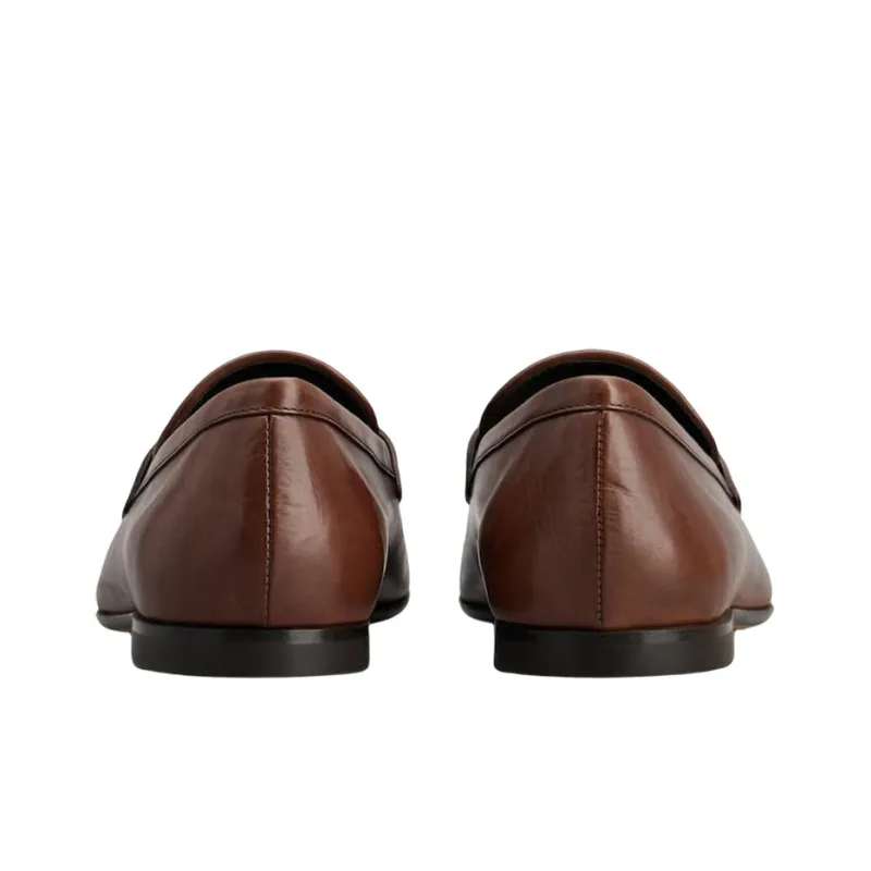 TOD'S Logo Plaque Slip On Loafers-3