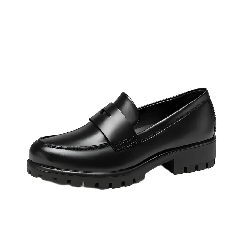 Ecco Modtray Leather Loafers Women's-1