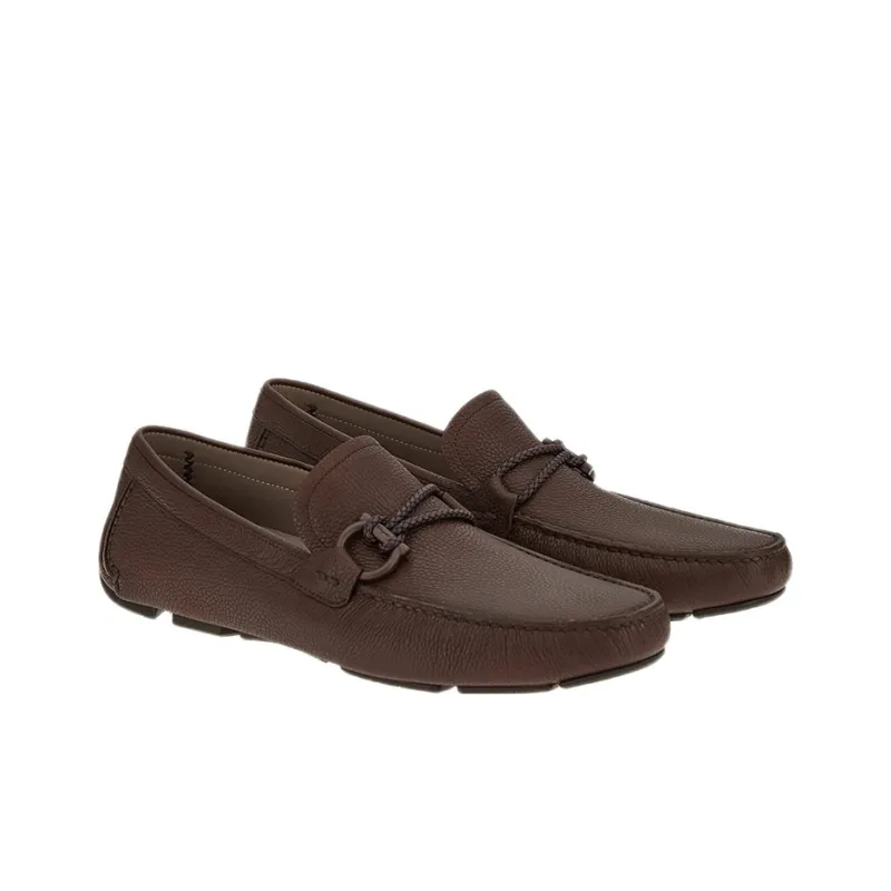 FERRAGAMO Gancini-ornament Driver Loafers-1