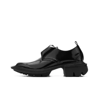 Untitlab #11 Reel Derbies Black Low Top Derby Shoes Unisex Black
