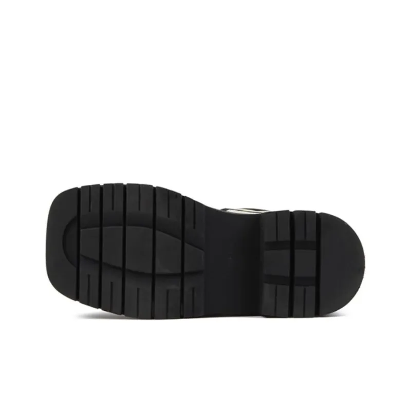 CALVINLUO Platform Shoes Unisex Black White-3