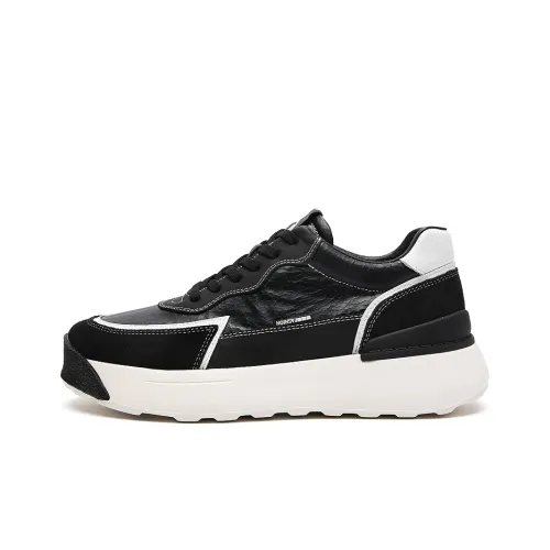 Anthony Miles Platform Shoes Men Low-Top Black