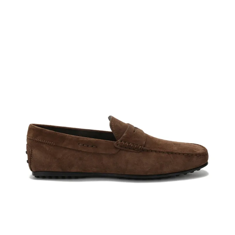 TOD'S Gommino Loafers Men's Brown-1