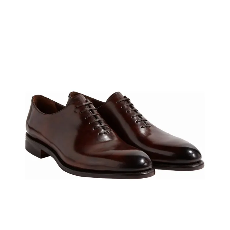 FERRAGAMO Lace-up Leather Derby Shoes-2