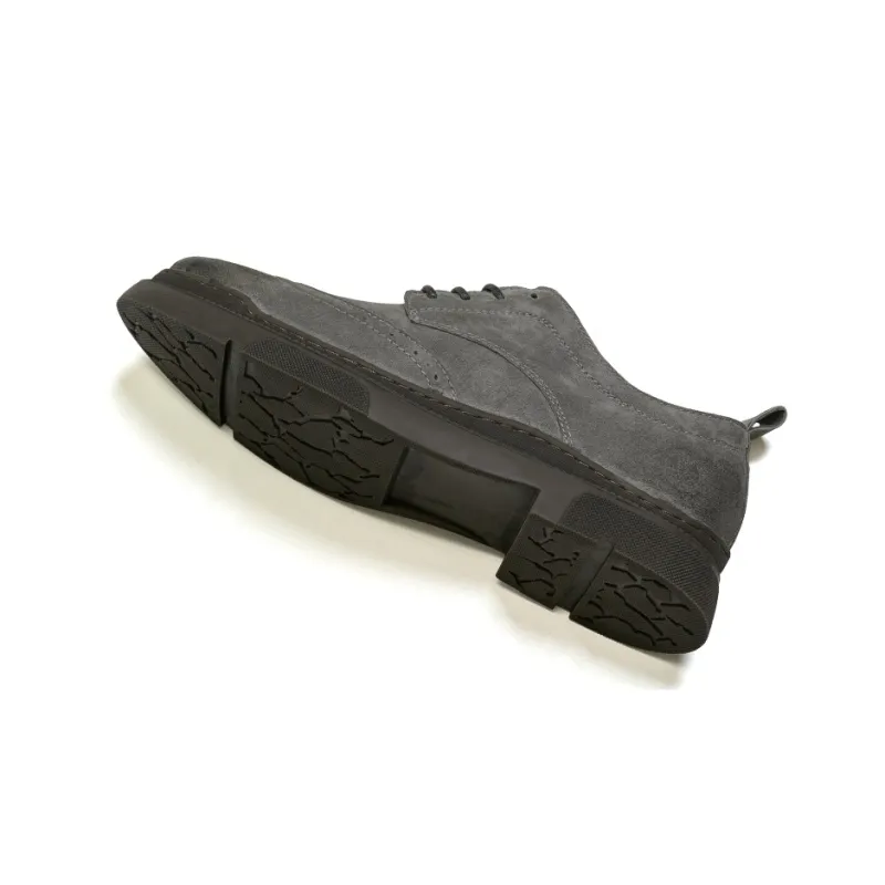 LEAVELAND Men's Casual Shoes Men Low Top Khaki/Gray-9