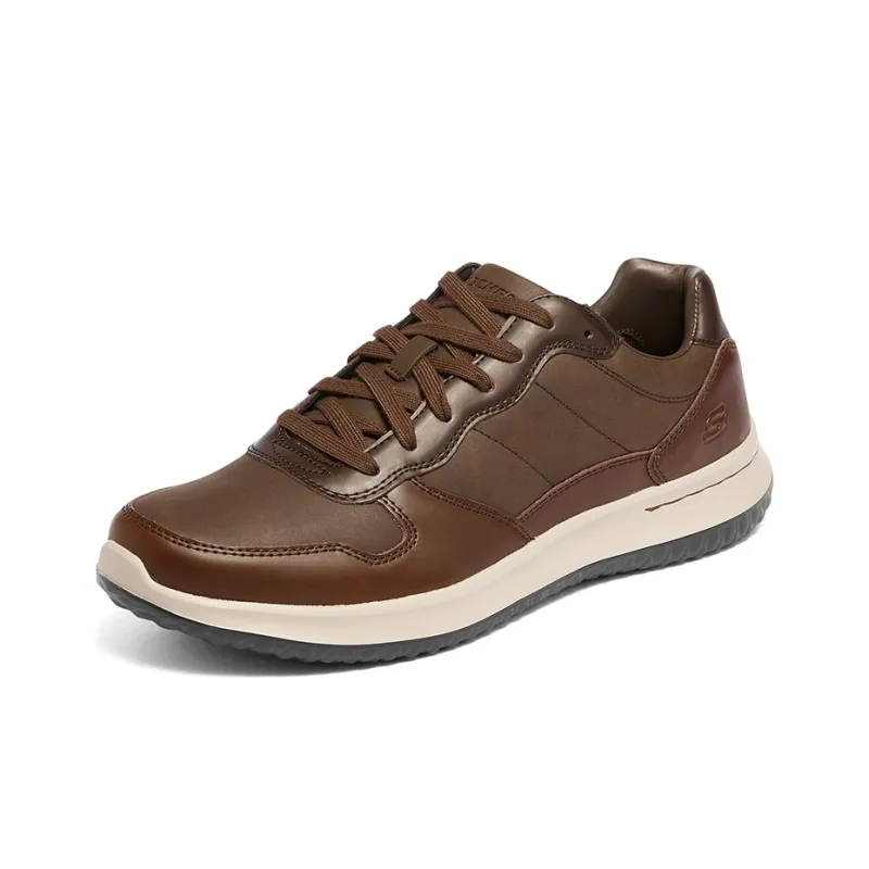 Skechers Delson 1.0 Men's Casual Shoes Men's Chocolate-2